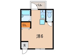 塩屋荘Ⅱの物件間取画像